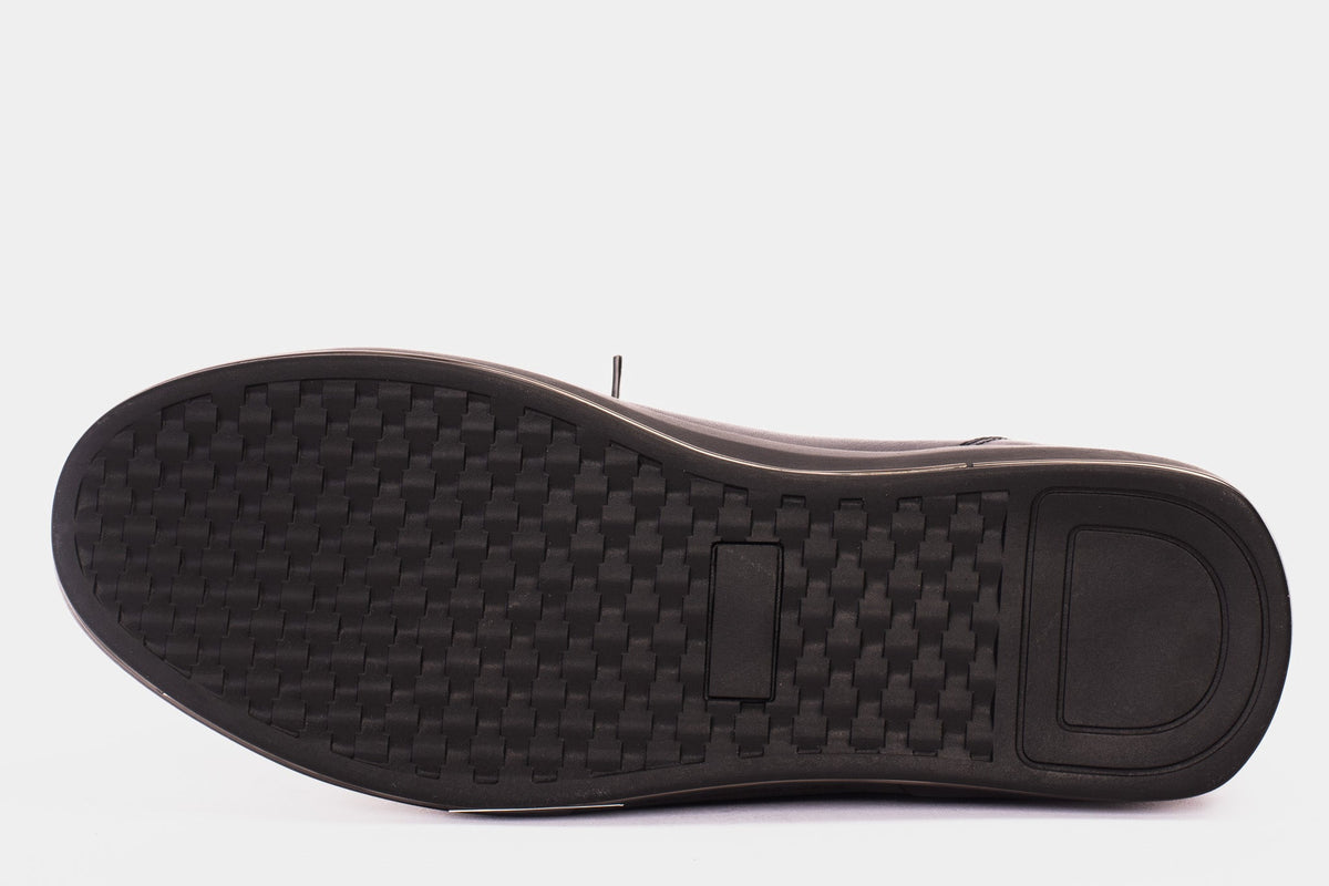 Vinci Leather The Hoxton Navy Leather Men  Sneaker Final Sale! – product view 6