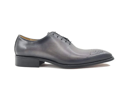 Carrucci Shoes Wholecut Calf Oxford Men's Leather KS503 36 top view