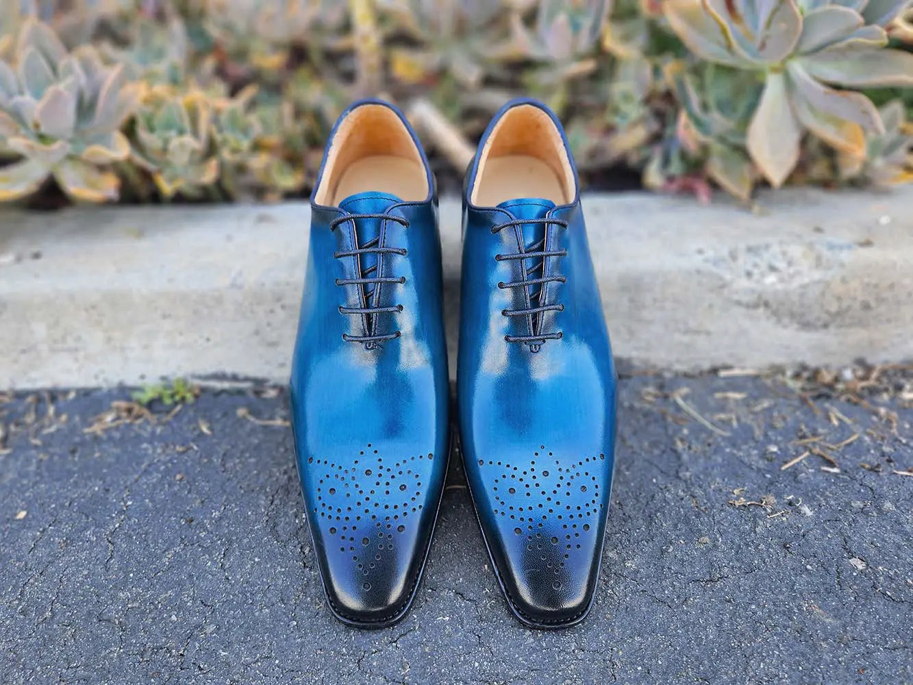 Carrucci Shoes Wholecut Calf Oxford Men's Leather KS503 36 view 8