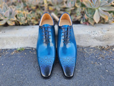 Carrucci Shoes Wholecut Calf Oxford Men's Leather KS503 36 view 8