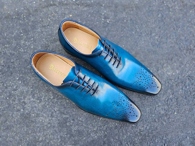 Carrucci Shoes Wholecut Calf Oxford Men's Leather KS503 36 view 10
