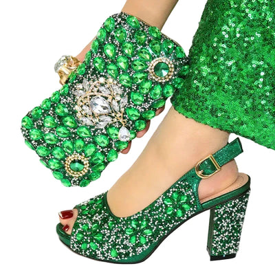 Women's Shoes and Bags To Match Set EDN104