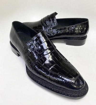 Maurice Hero Alligator Shoe Black