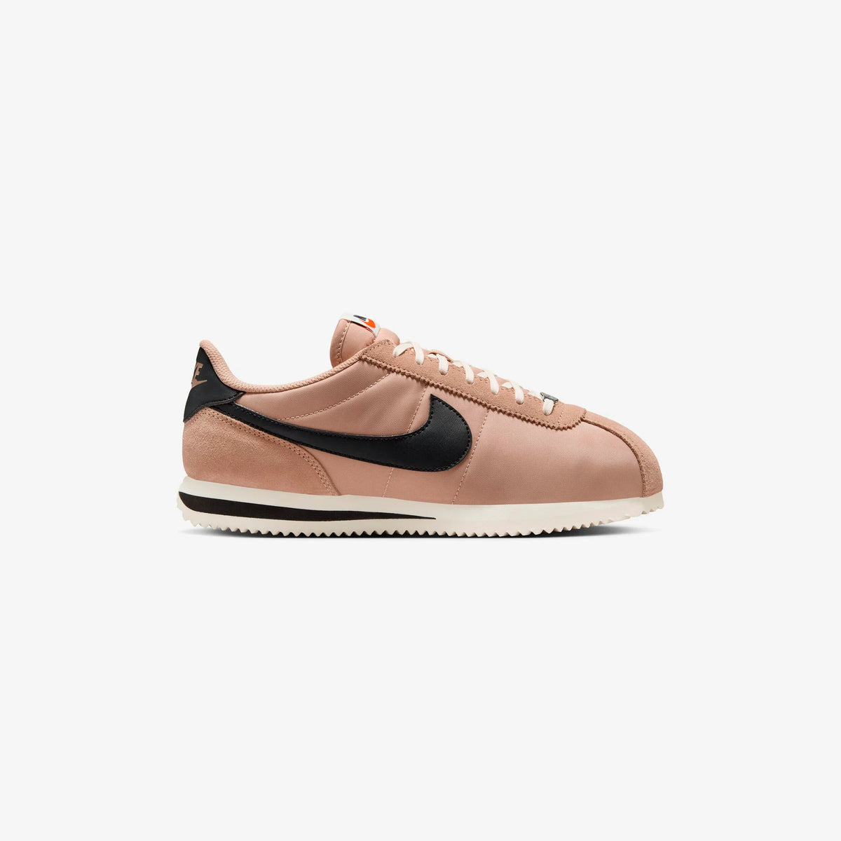 Nike Cortez SE Women's Sneakers — Desert/Black/Sail Leather Low-Top