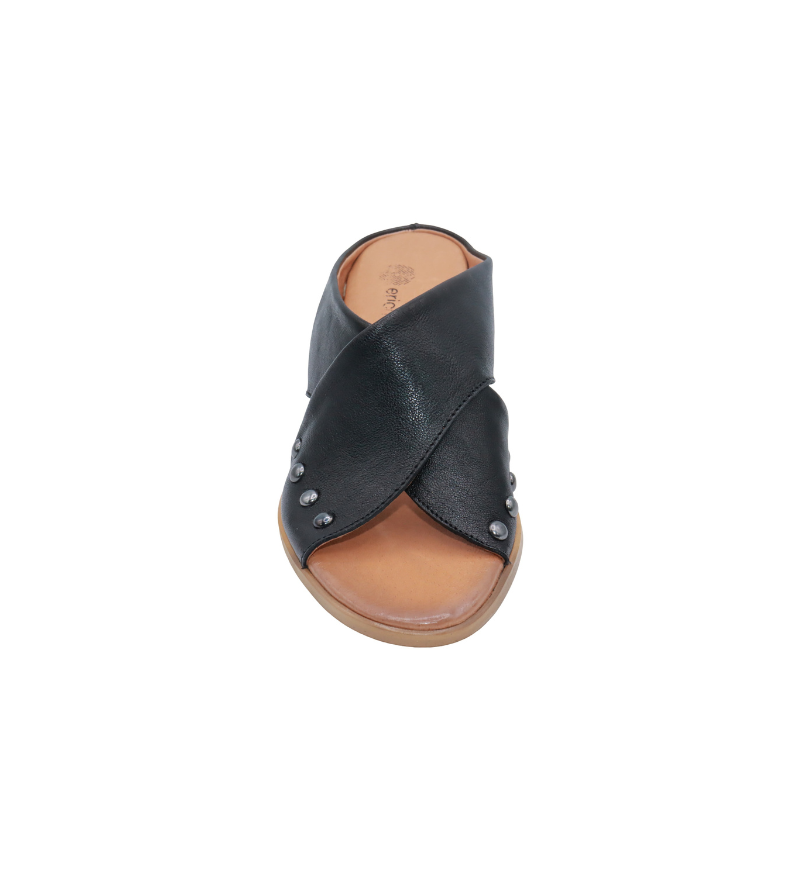 Eric Michael Hila Studded Crisscross Slide
