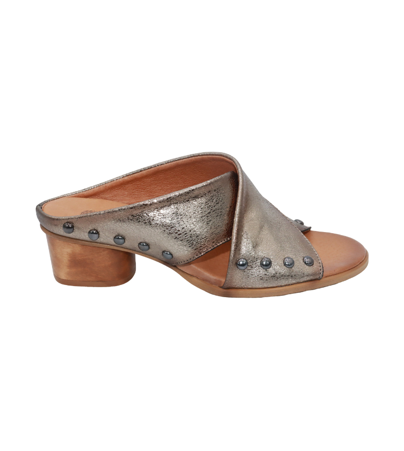 Eric Michael Hila Studded Crisscross Slide