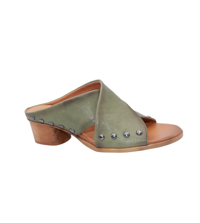 Eric Michael Hila Studded Crisscross Slide