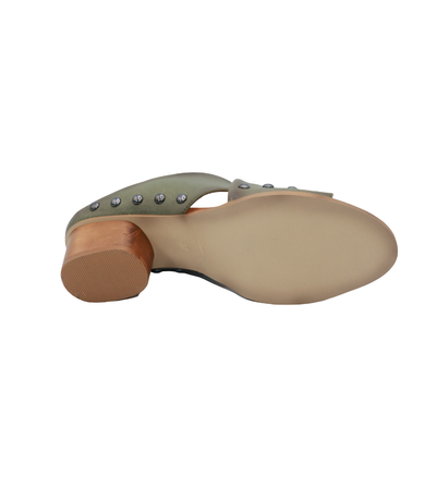 Eric Michael Hila Studded Crisscross Slide