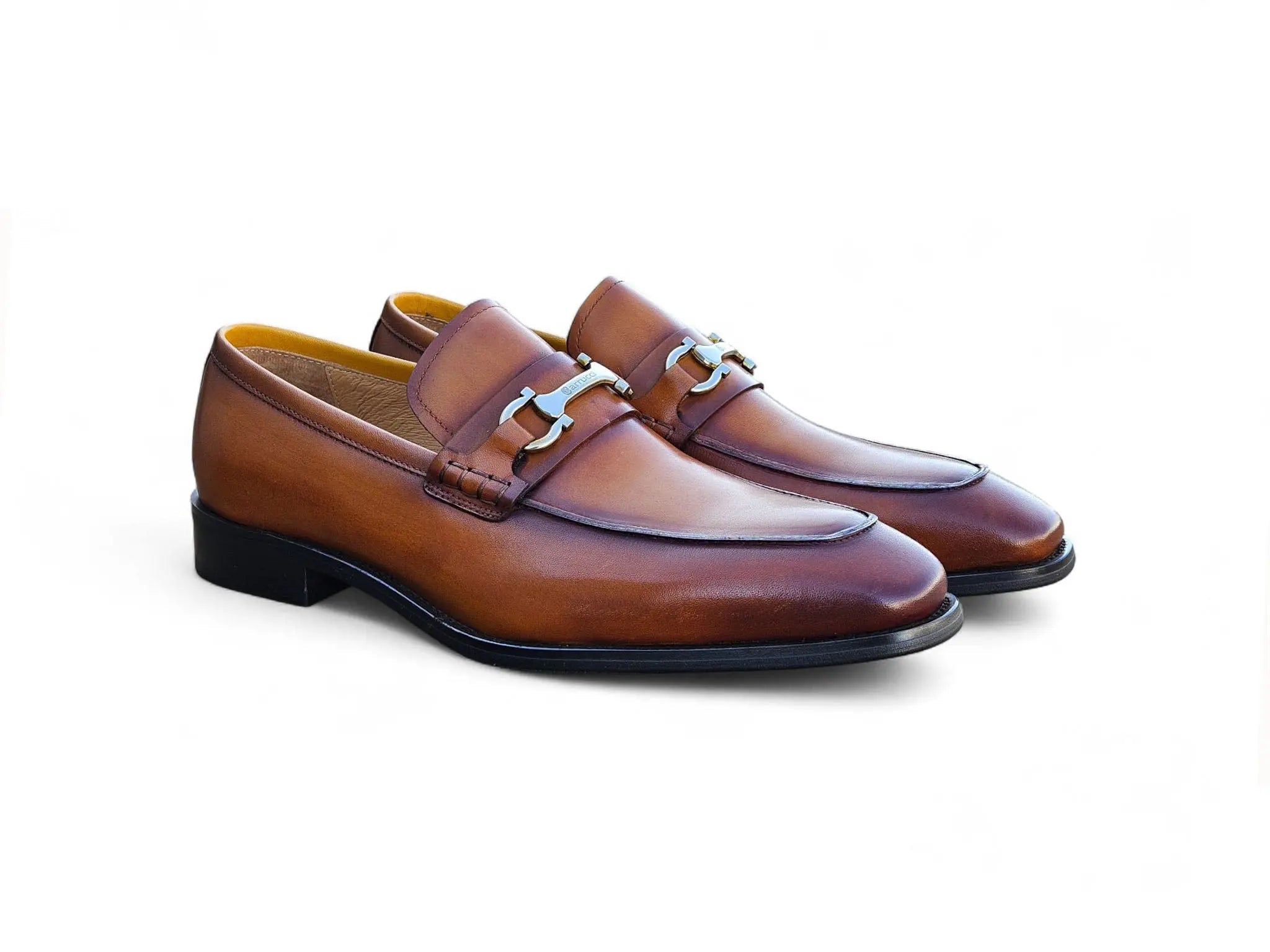 Carrucci Shoes Horsebit Buckle Loafer Calf Leather Timeless KS509 38 view 8