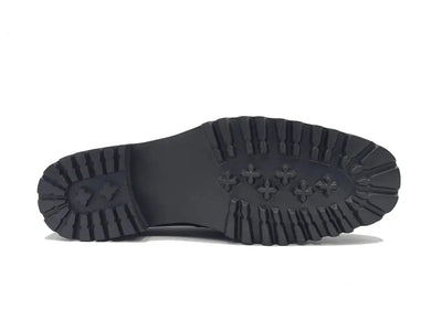 Carrucci Shoes CARRUCCI Men’s Horsebit Loafer Lug Sole Pebble Calfskin view 38