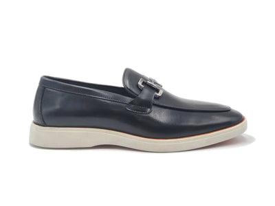Carrucci Shoes Men's Horsebit Loafer Sporty Sole Hand Burnished Men's Leather