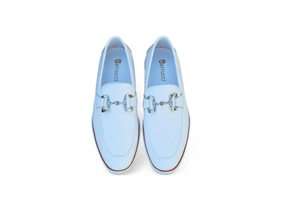 Carrucci Shoes Men's Horsebit Loafer Sporty Sole Hand Burnished Men's Leather
