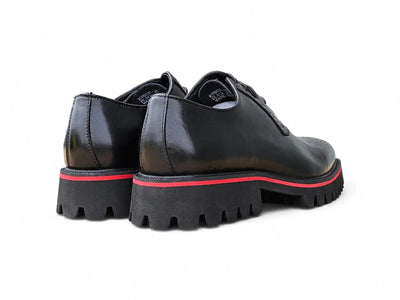 Carrucci Shoes Hybrid Lug Oxford Calfskin Leather KS557 15 back view