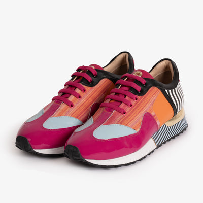 Vinci Leather Santa Amaro Multi Color Fuchsia Women Sneaker – product view 2