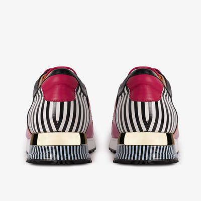 Vinci Leather Santa Amaro Multi Color Fuchsia Women Sneaker – product view 4
