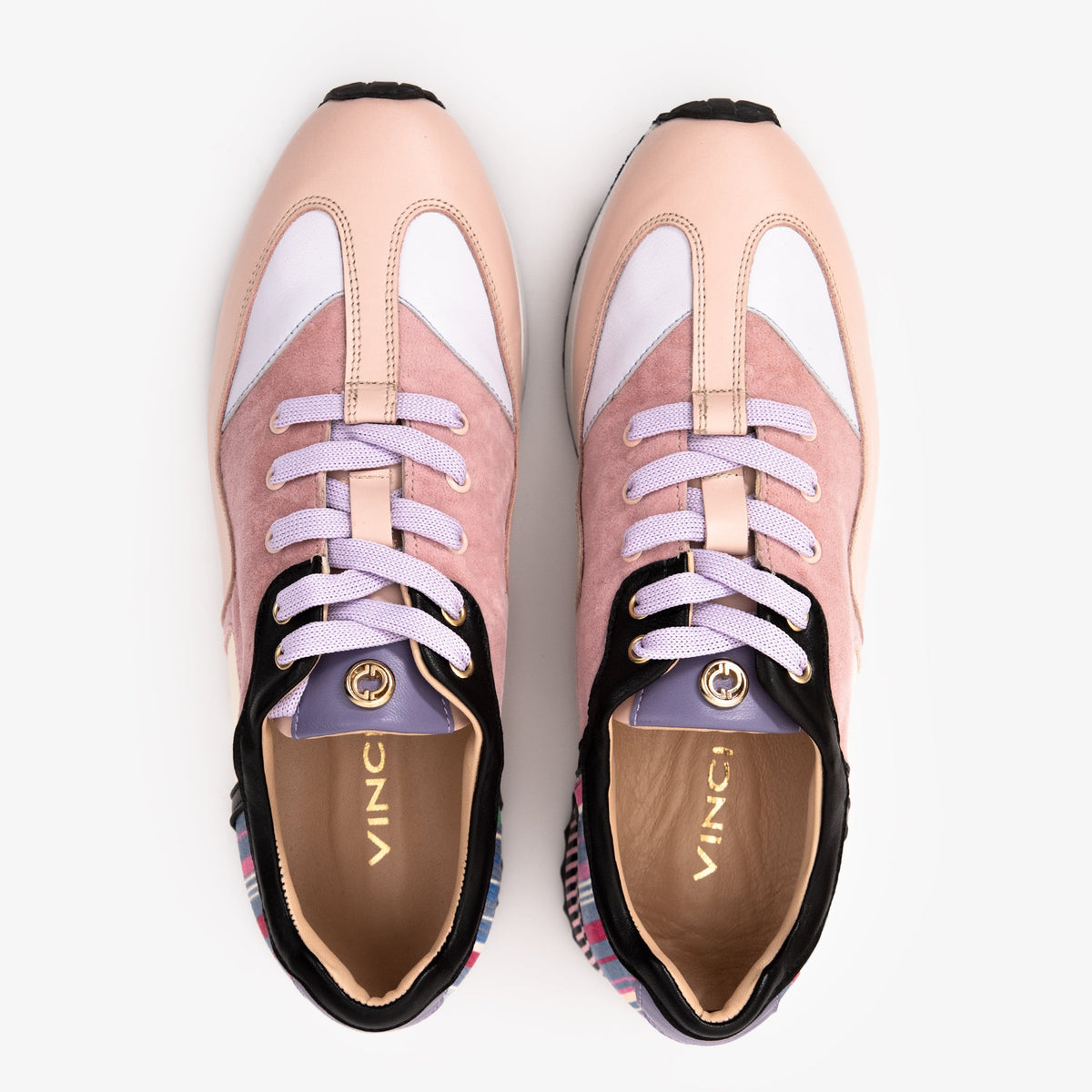 Vinci Leather Santa Amaro Multi Color Women Sneaker – product view 3