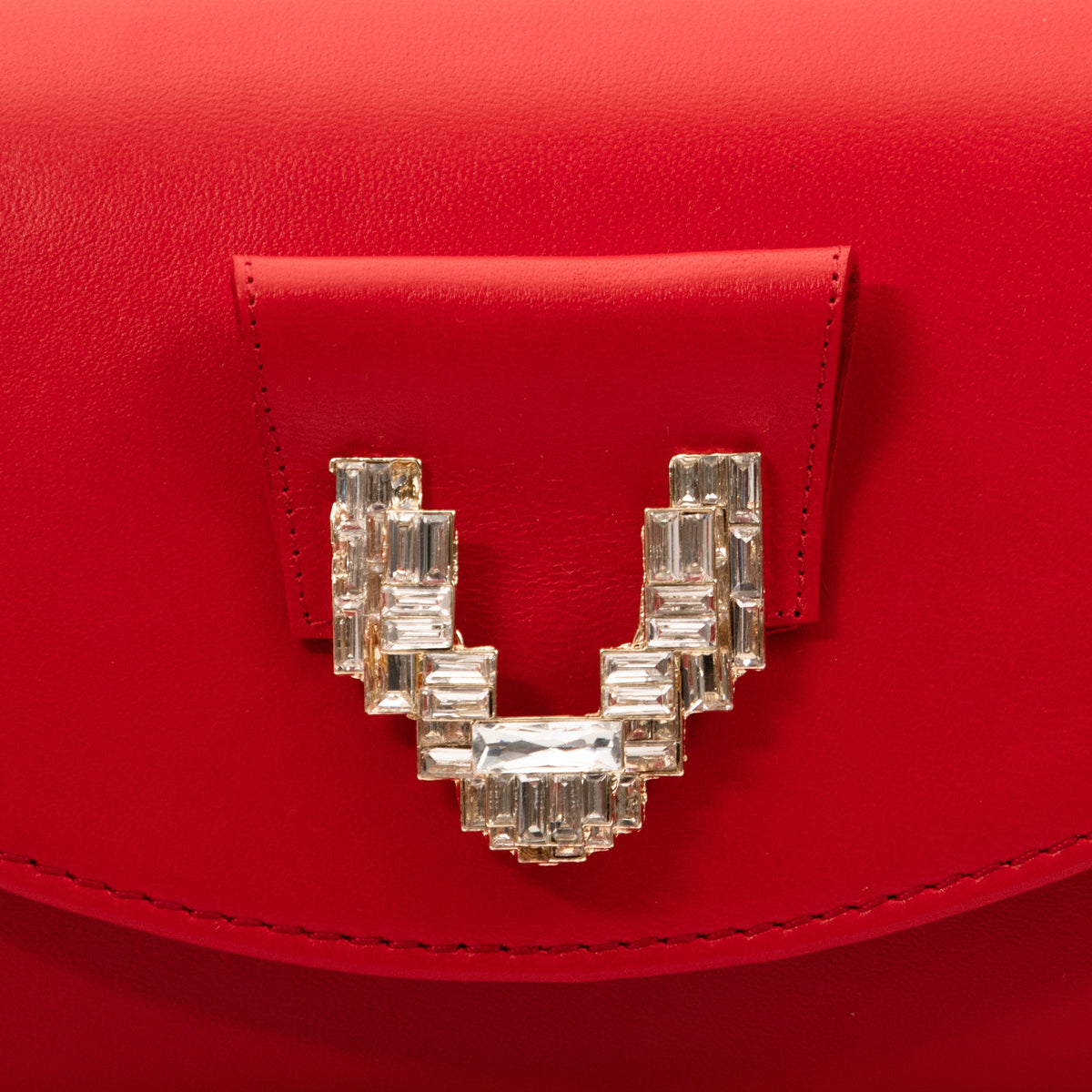 Vinci Leather The Love Red  Leather Handbag – product view 3