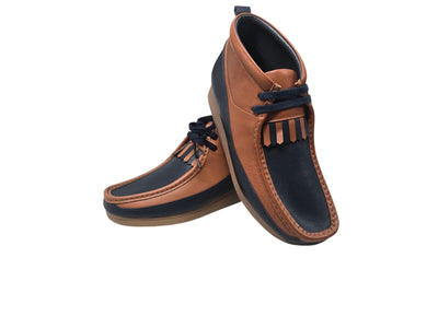 British Walkers New Castle French Men's Premium Lamb Leather Moc Toe Boots view 16