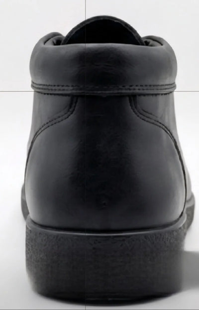 Johnny Famous Bally Style Soho Men’s Black Nappa Leather High Tops