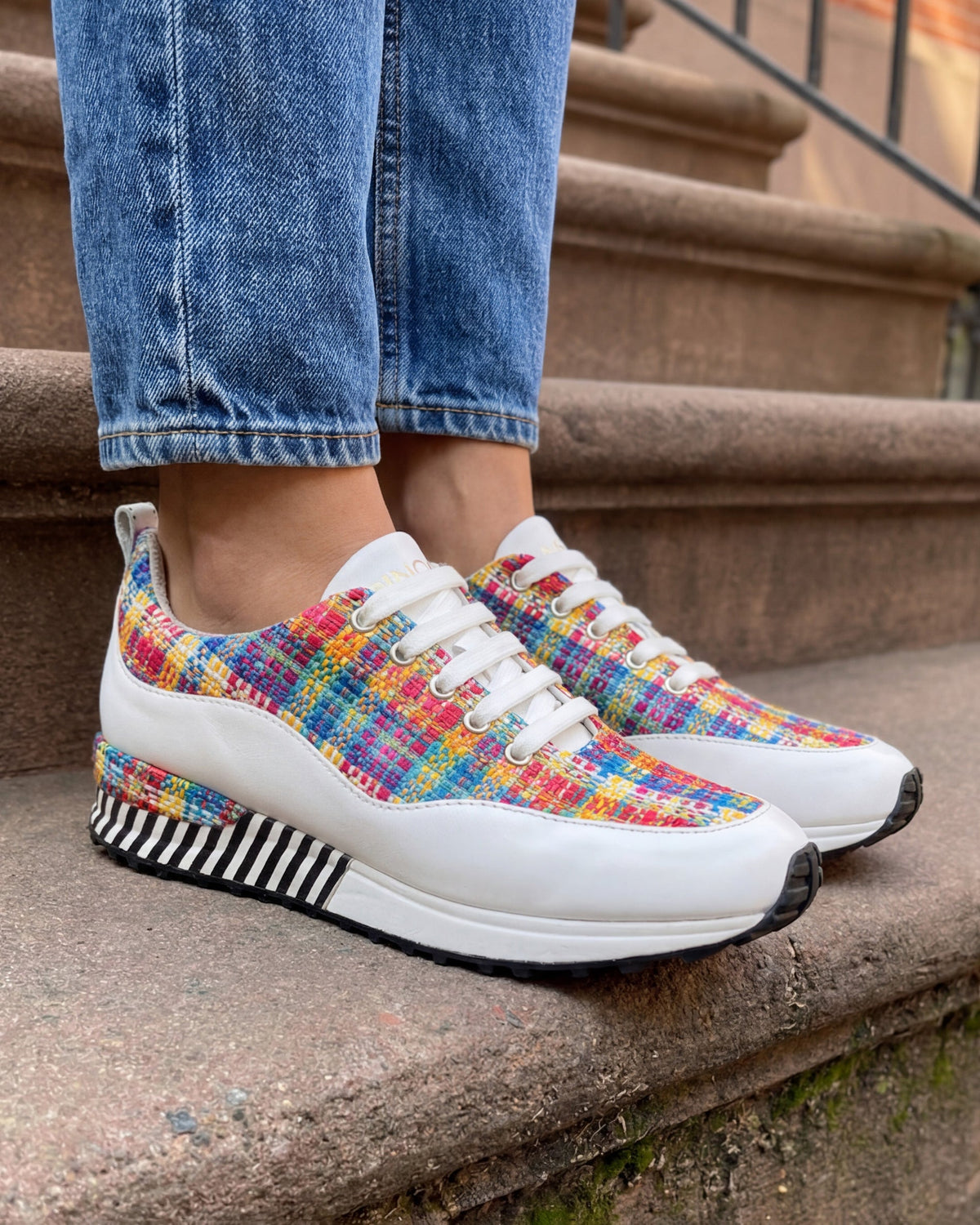 Vinci Leather The Valencia White Leather Women Sneaker – product view 8
