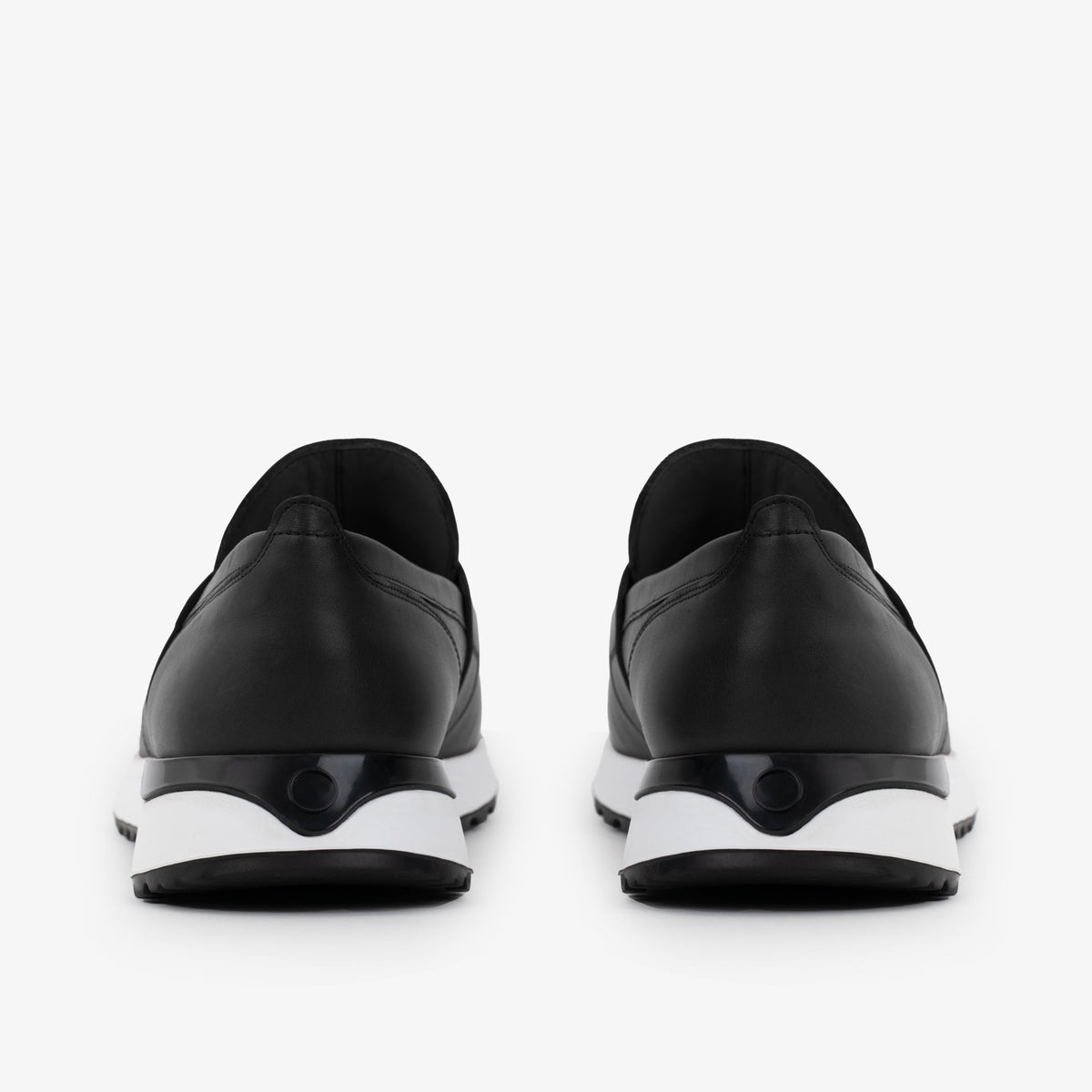 Vinci Leather The Lara Black Leather Men Sneaker – product view 4