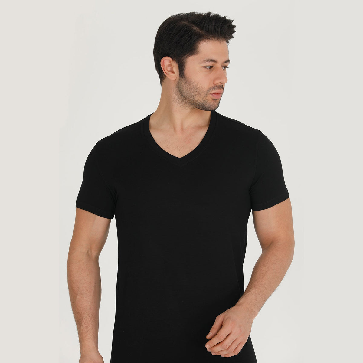 Men’s Bamboo V-Neck Undershirts 3-Pack