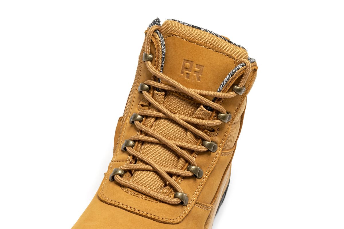 ROCKROOSTER Avalon Black 6 Inch Zip-sided Composite toe Leather Work Boots CP213BK – product view 13
