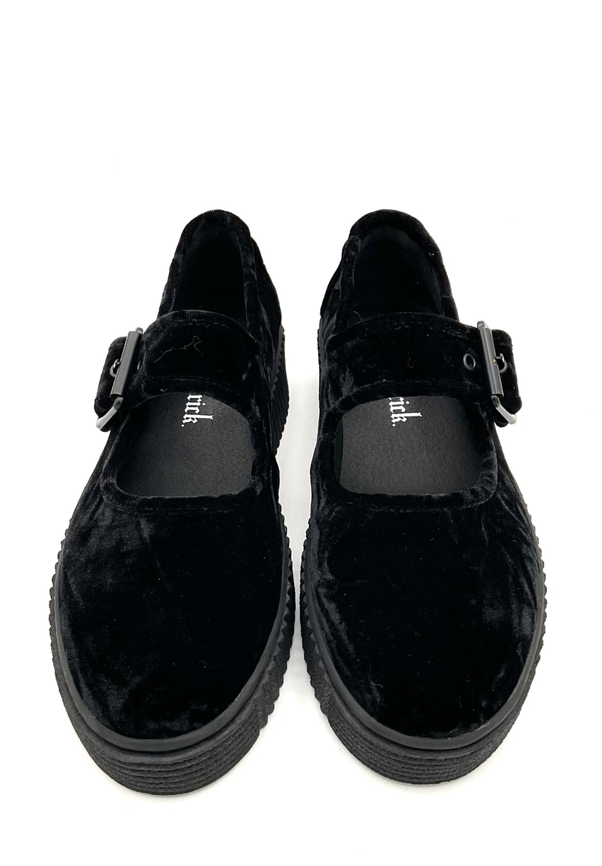 Velvet Crush Maryjane Sneaker - Black