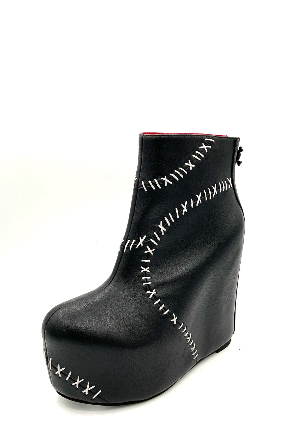 Charla Tedrick  Stitches Contrast Wedge Boot – product view 4