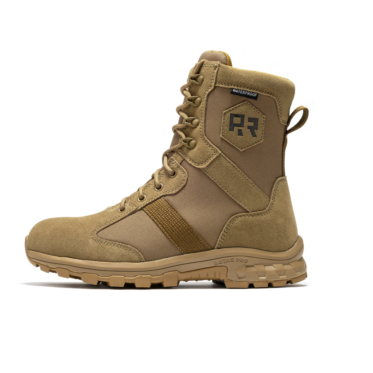 ROCKROOSTER Colmar Coyote 8 inch Suede Leather Waterproof Tactical & Military Boots AB500 – product view 3
