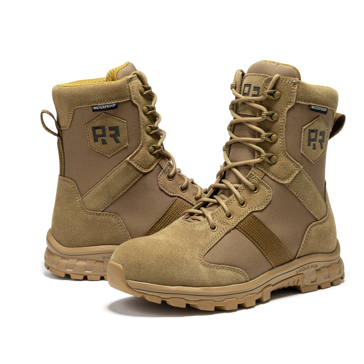 ROCKROOSTER Colmar Coyote 8 inch Suede Leather Waterproof Tactical & Military Boots AB500 – product view 10