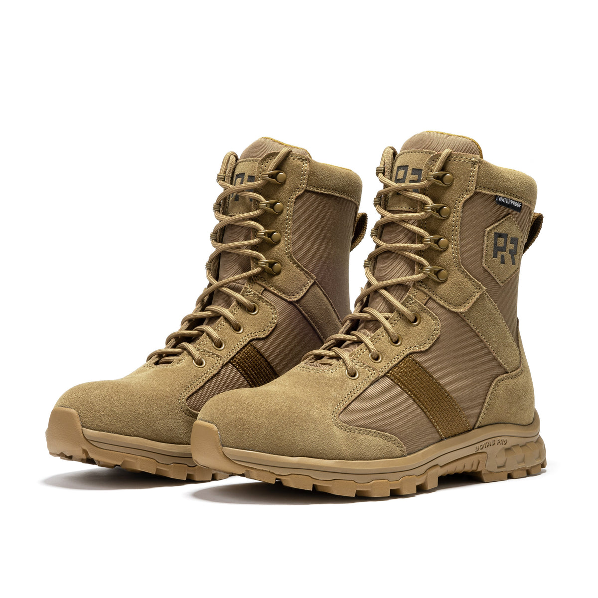 ROCKROOSTER Colmar Coyote 8 inch Suede Leather Waterproof Tactical & Military Boots AB500 – product view 8
