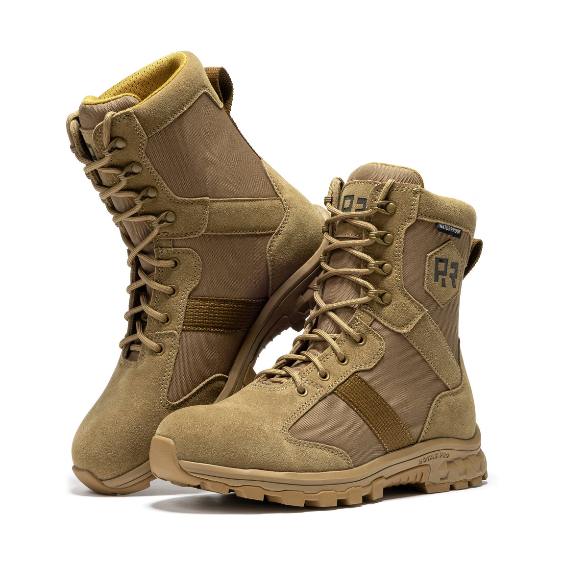ROCKROOSTER Colmar Coyote 8 inch Suede Leather Waterproof Tactical & Military Boots AB500 – product view 9