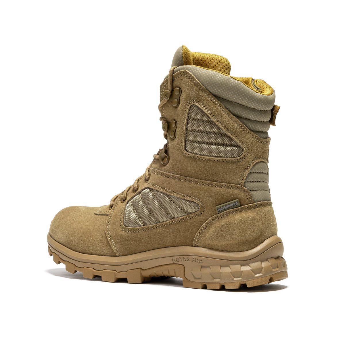 ROCKROOSTER Burano Coyote 8 inch Suede Leather Waterproof Tactical & Military Boots AB540 – product view 2