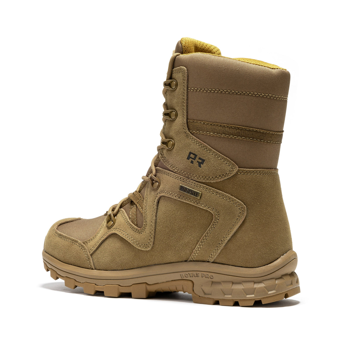 ROCKROOSTER Colmar Coyote 8 inch Suede Leather Waterproof Tactical & Military Boots AB520 – product view 2