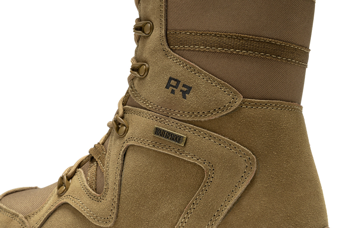 ROCKROOSTER Colmar Coyote 8 inch Suede Leather Waterproof Tactical & Military Boots AB520 – product view 9