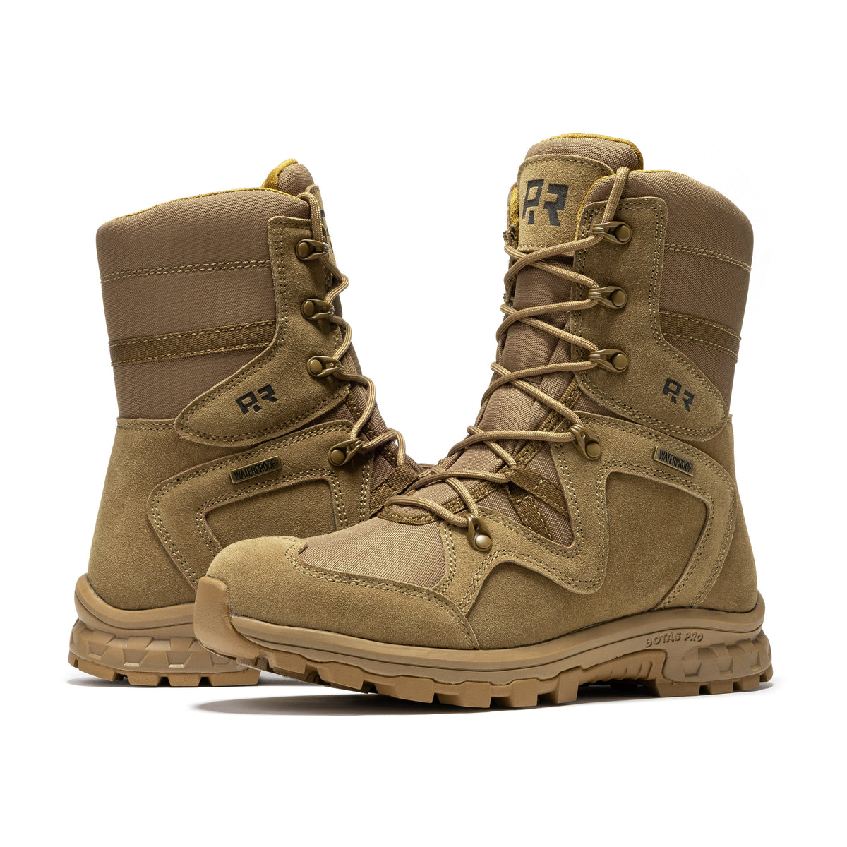 ROCKROOSTER Colmar Coyote 8 inch Suede Leather Waterproof Tactical & Military Boots AB520 – product view 12