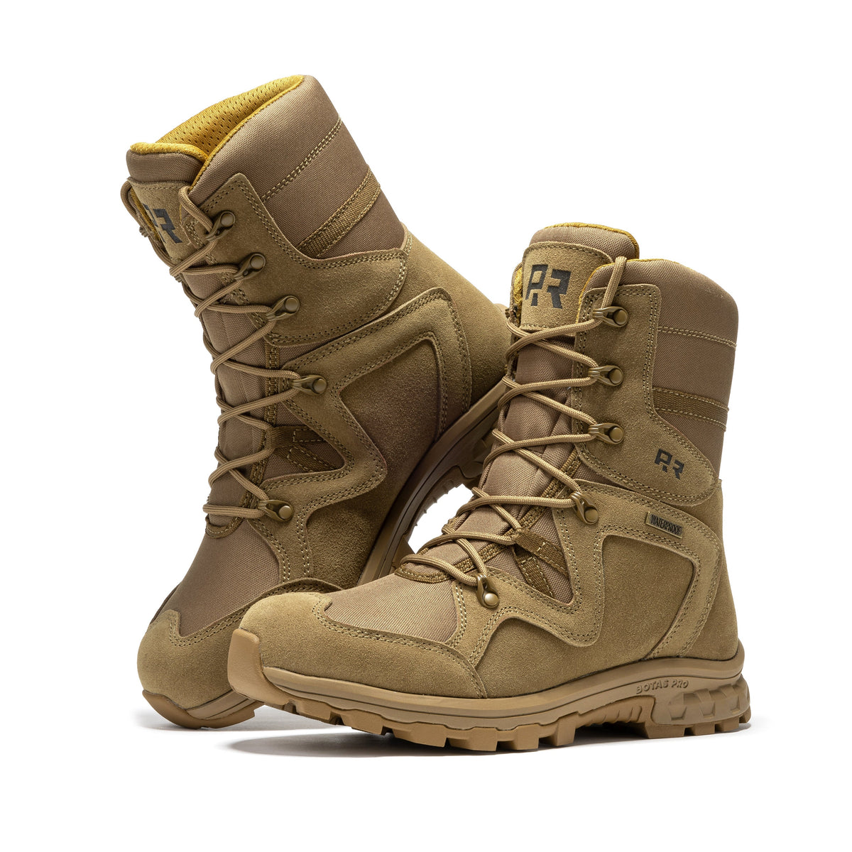 ROCKROOSTER Colmar Coyote 8 inch Suede Leather Waterproof Tactical & Military Boots AB520 – product view 11