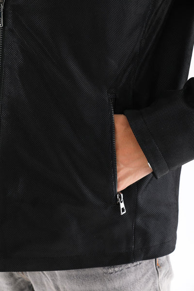 The Varden Black Leather Men Jacket