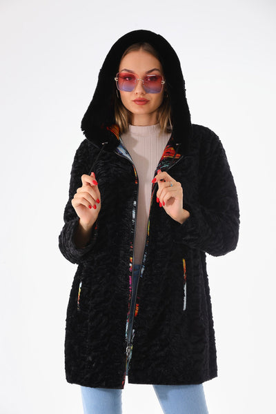 The Prisma Multicolor Leather Women Jacket