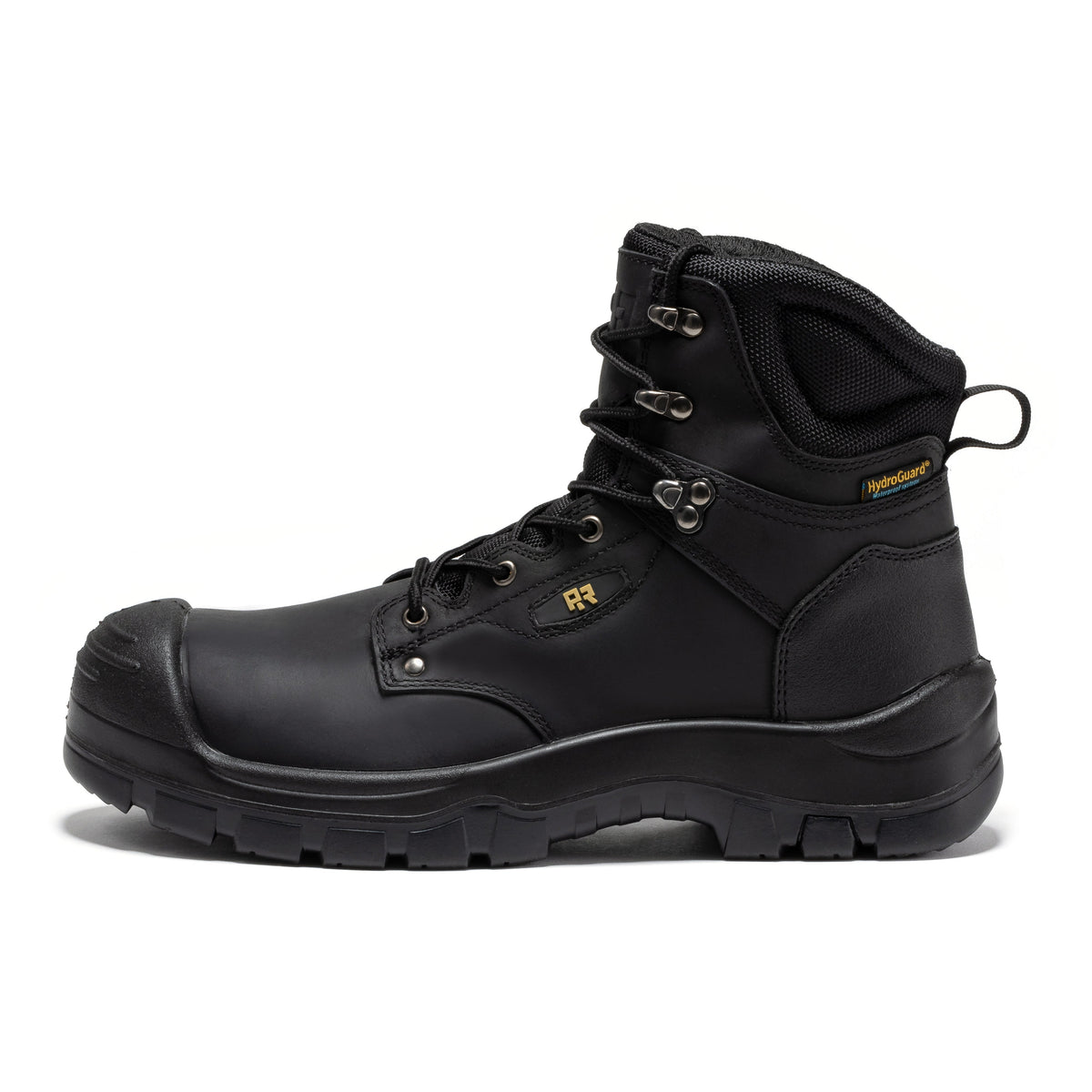 ROCKROOSTER Woodland Black 6 inch Waterproof Composite Toe Leather Work Boots AK662 – product view 3