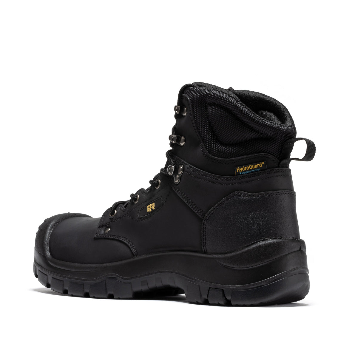 ROCKROOSTER Woodland Black 6 inch Waterproof Composite Toe Leather Work Boots AK662 – product view 2