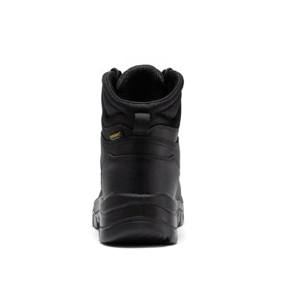 ROCKROOSTER Woodland Black 6 inch Waterproof Composite Toe Leather Work Boots AK662