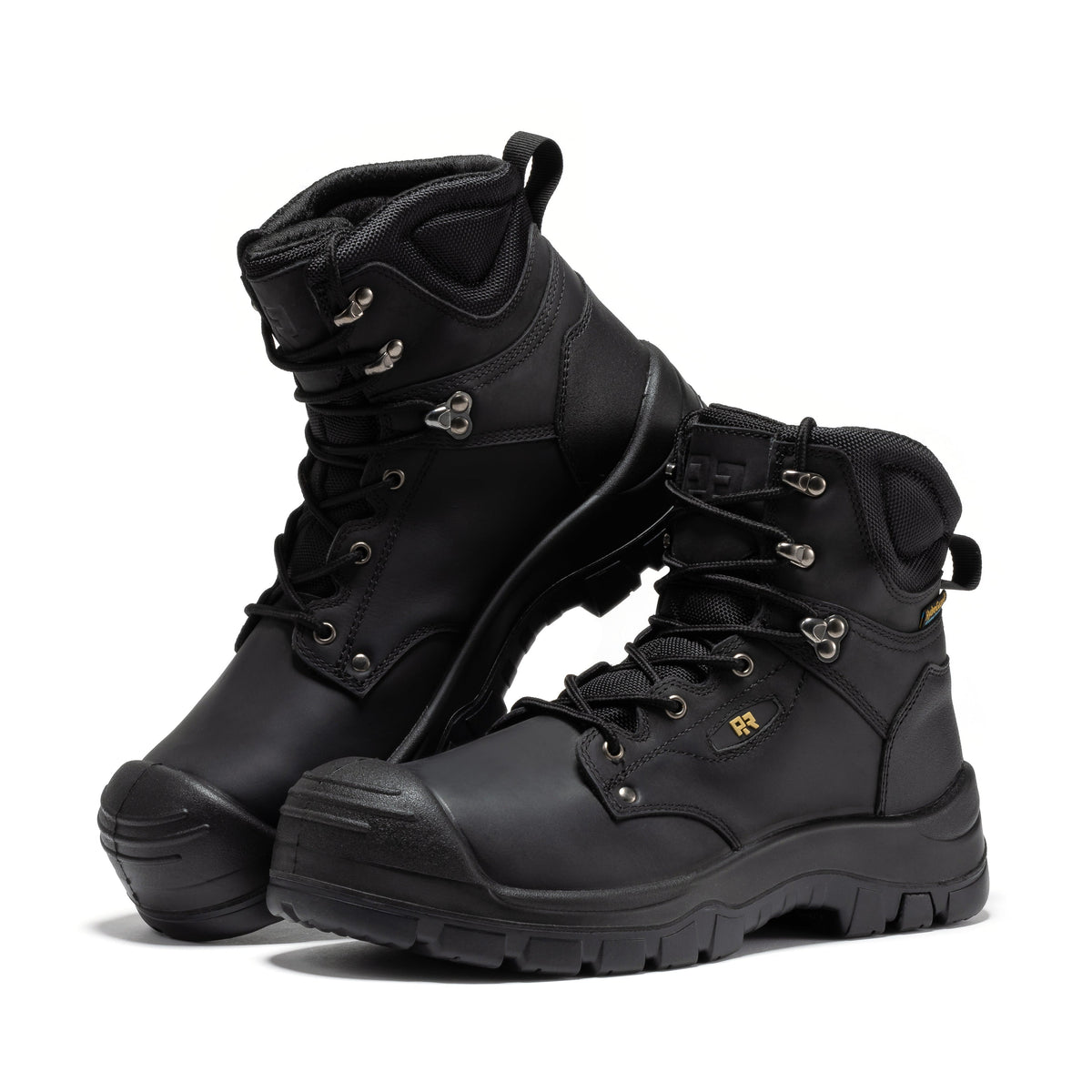 ROCKROOSTER Woodland Black 6 inch Waterproof Composite Toe Leather Work Boots AK662 – product view 9