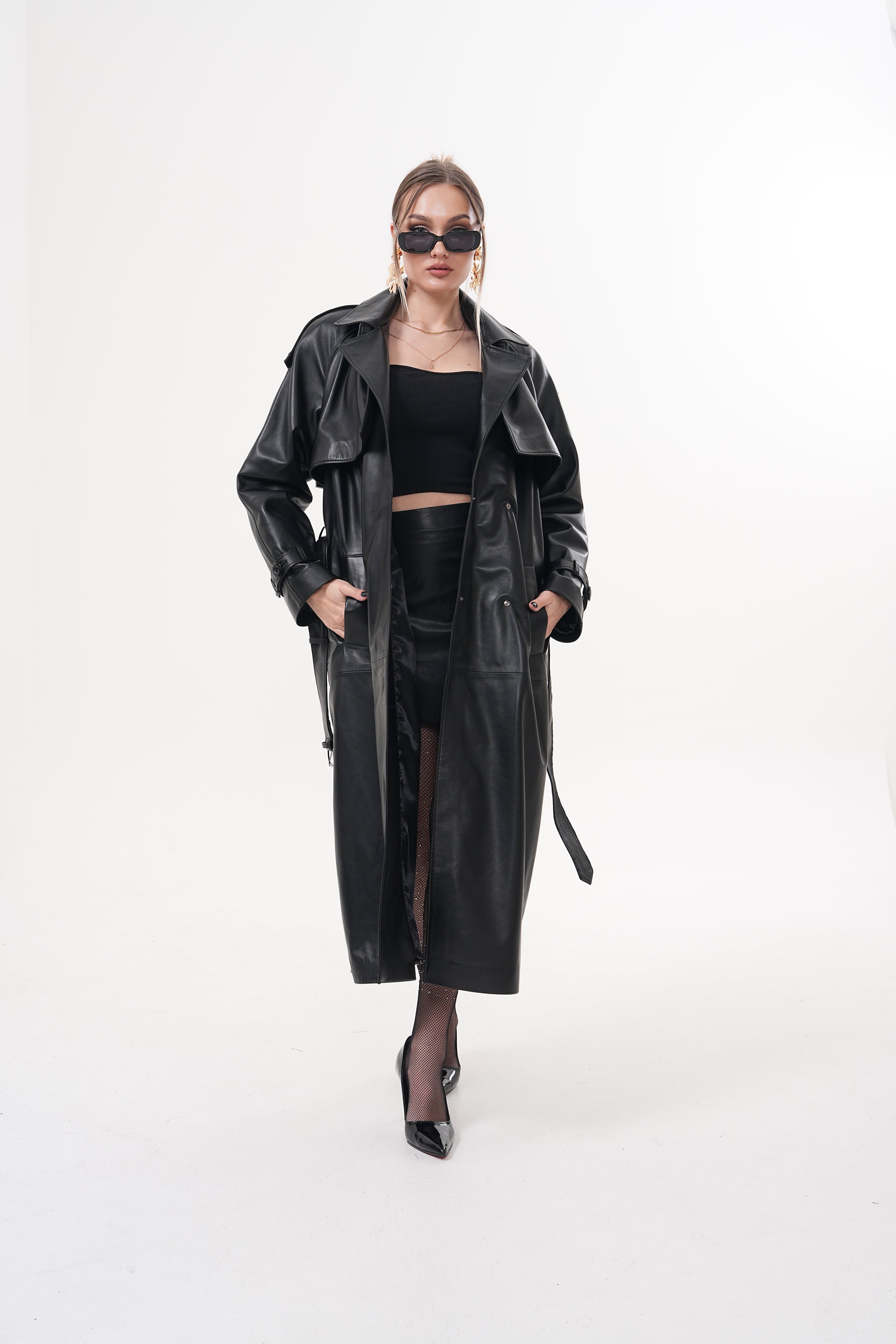 The Raven Black Leather Women Jacket