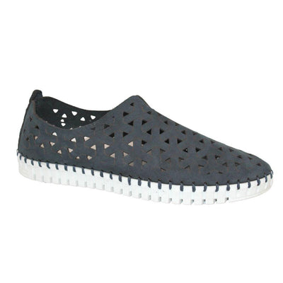 Eric Michael Inez Women’s Leather Platform Slip-On