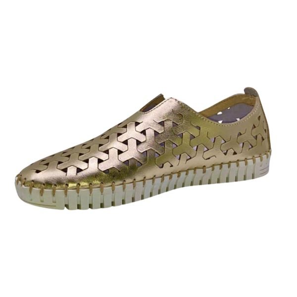 Eric Michael Inez Women’s Leather Platform Slip-On