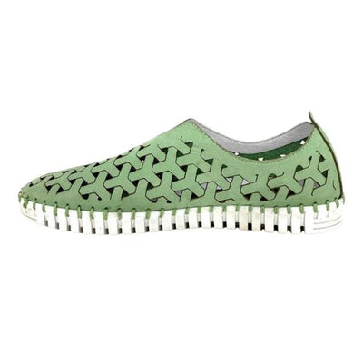 Eric Michael Inez Women’s Leather Platform Slip-On