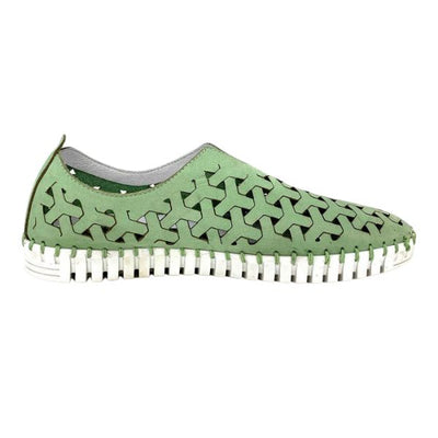 Eric Michael Inez Women’s Leather Platform Slip-On