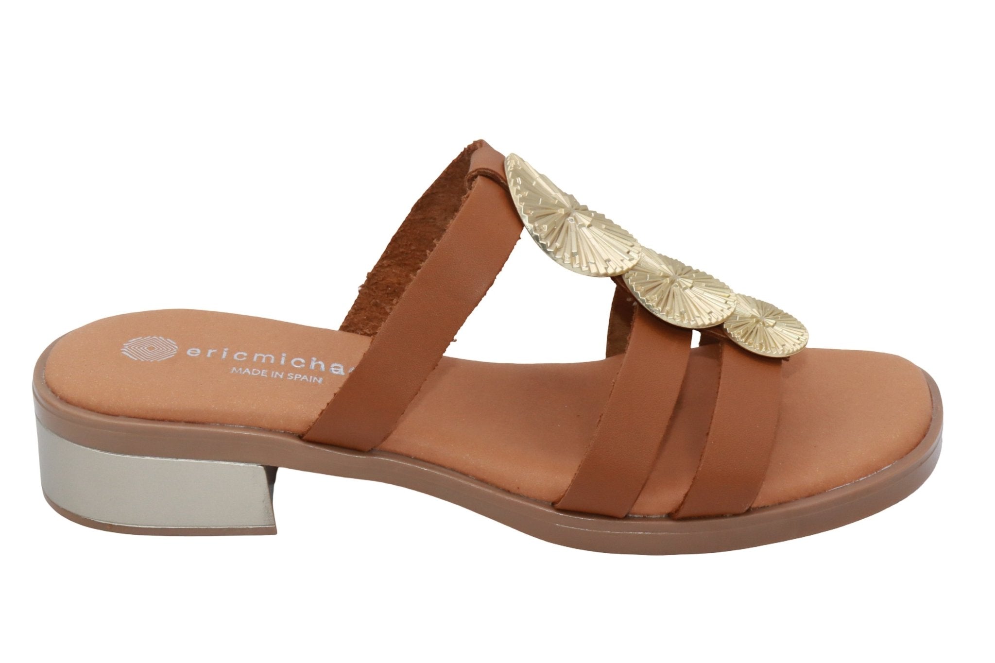 Eric Michael Inka Women’s Leather Slide Sandal
